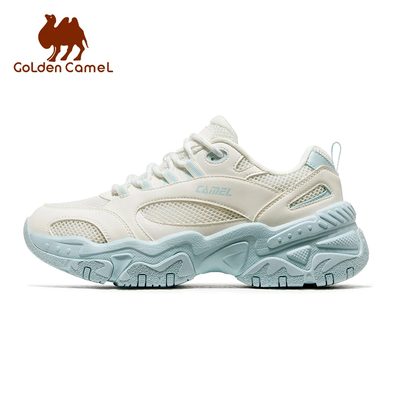 GOLDEN CAMEL Sports Running Shoes Men and Women Height-increasing Daddy Shoes for Women Breathable Mesh Casual Male  Sneakers