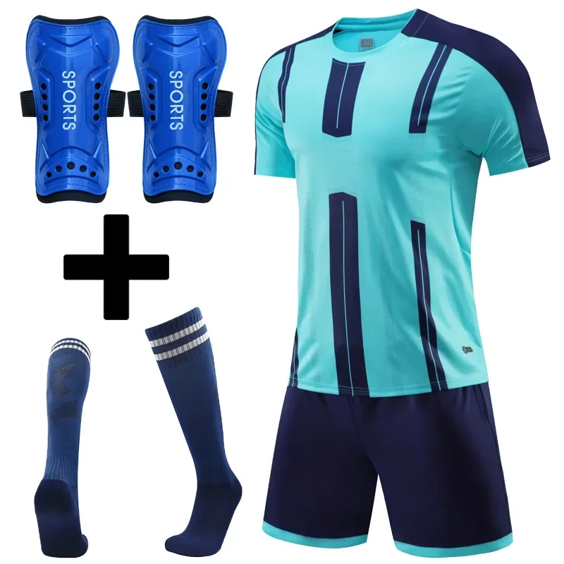 Custom Men Kids Football Jersey Suit Quick Dry Breathable Club School Soccer Team Training Uniforms Football - Image 6