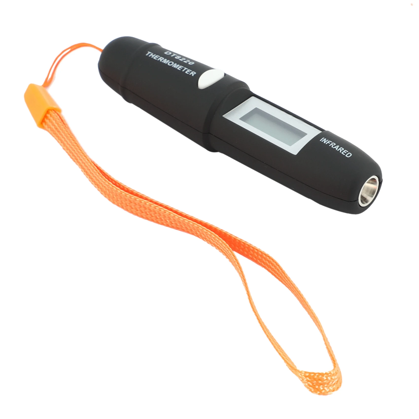 A22I Non-Contact Mini Infrared Thermometer IR Temperature Measuring Digital LCD Display Infrared Thermometer Pen DT8220 Black