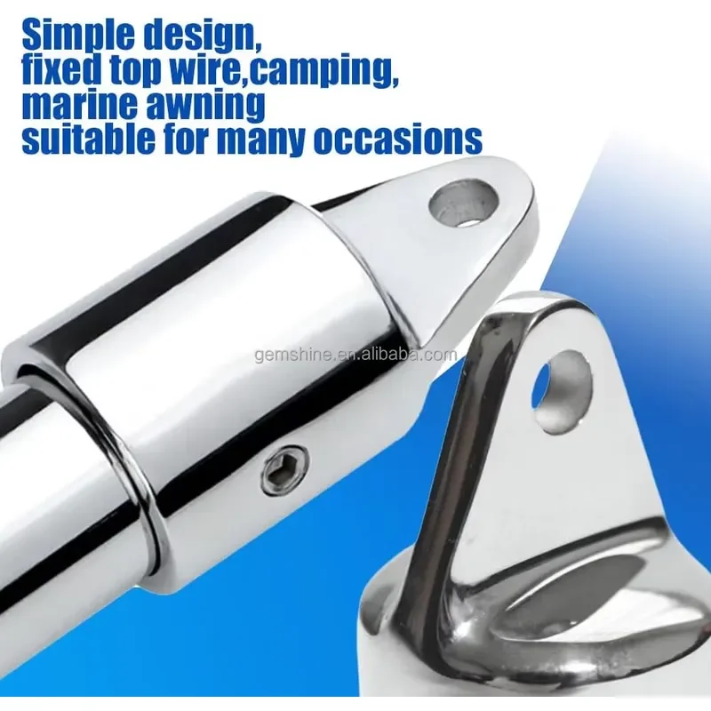 Custom steel triangular cover for boat roof base, new