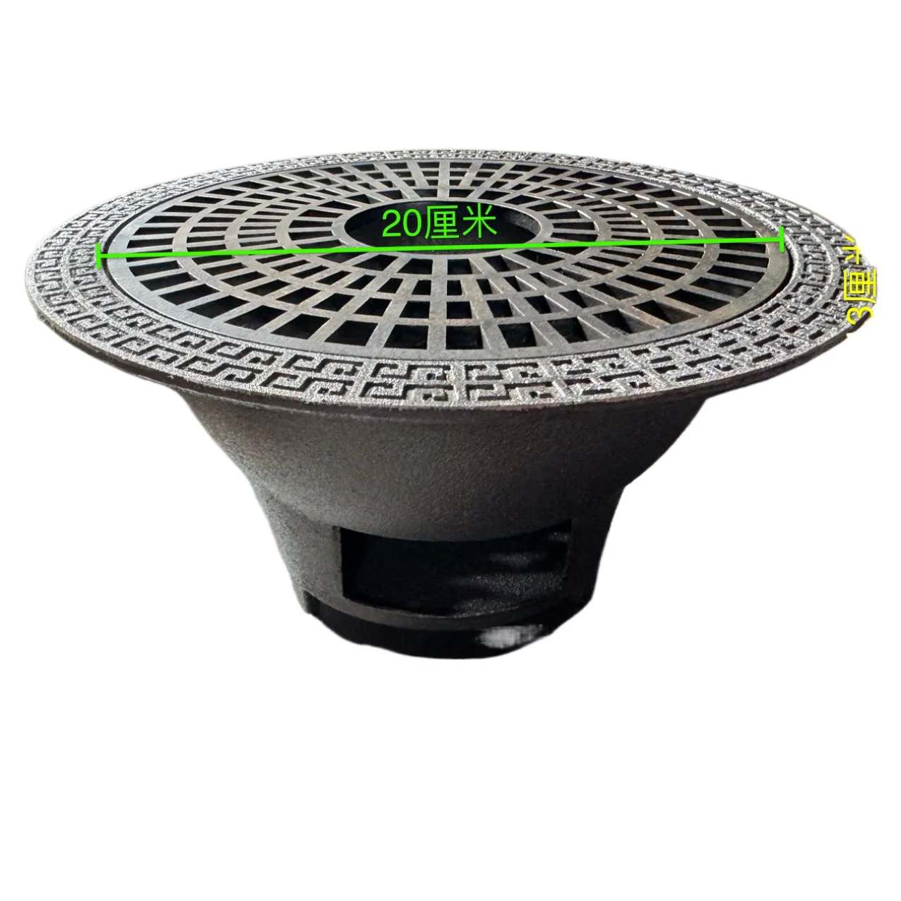 Cast iron stove, grinding disc stone mortar axle heating stove,