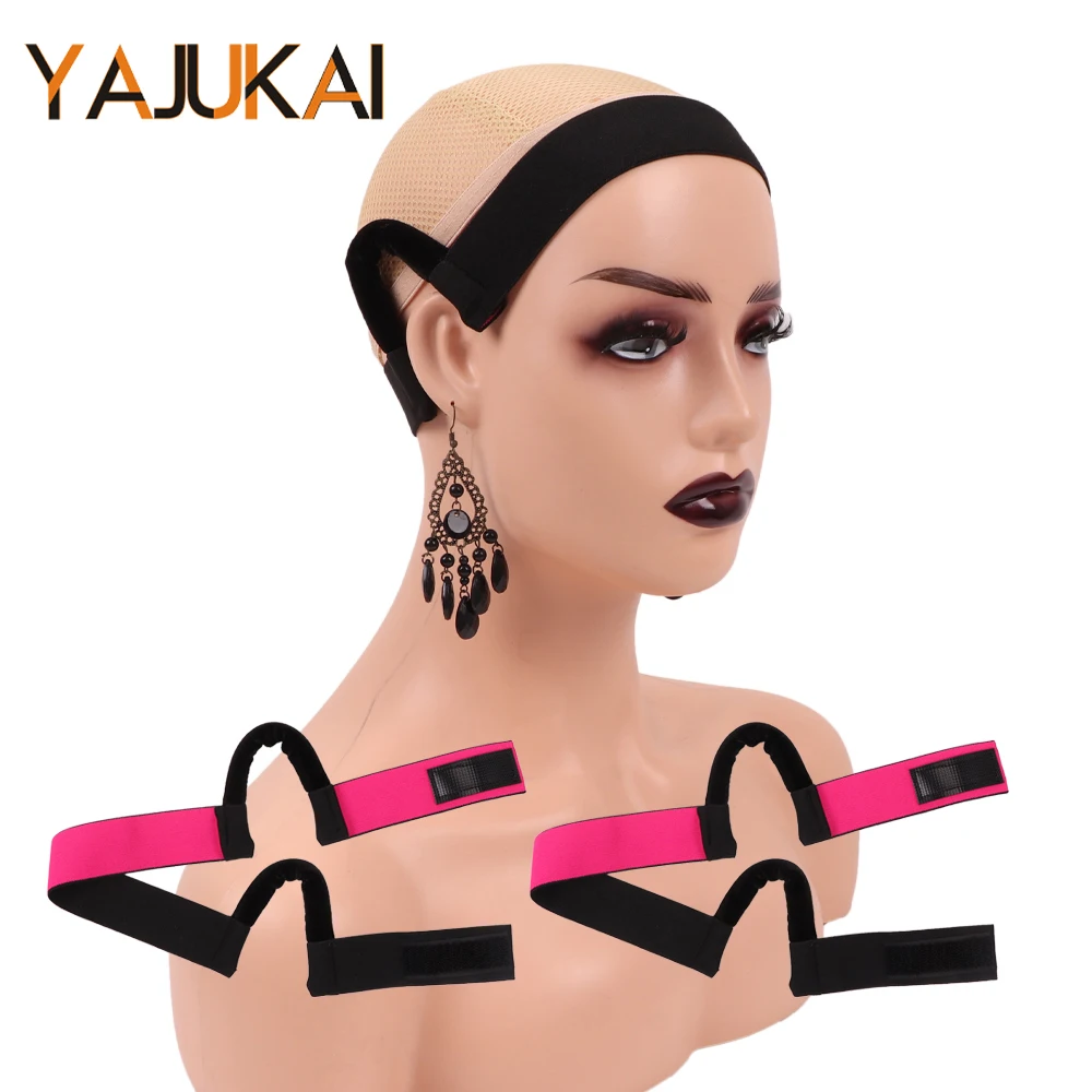 

Rose Pink 3Cm Elastic Band For Lace Wig Ear Hanger Wig Bands To Melt Lace 3Cm 3.5Cm Black Melting Band For Edge Wig Accessories