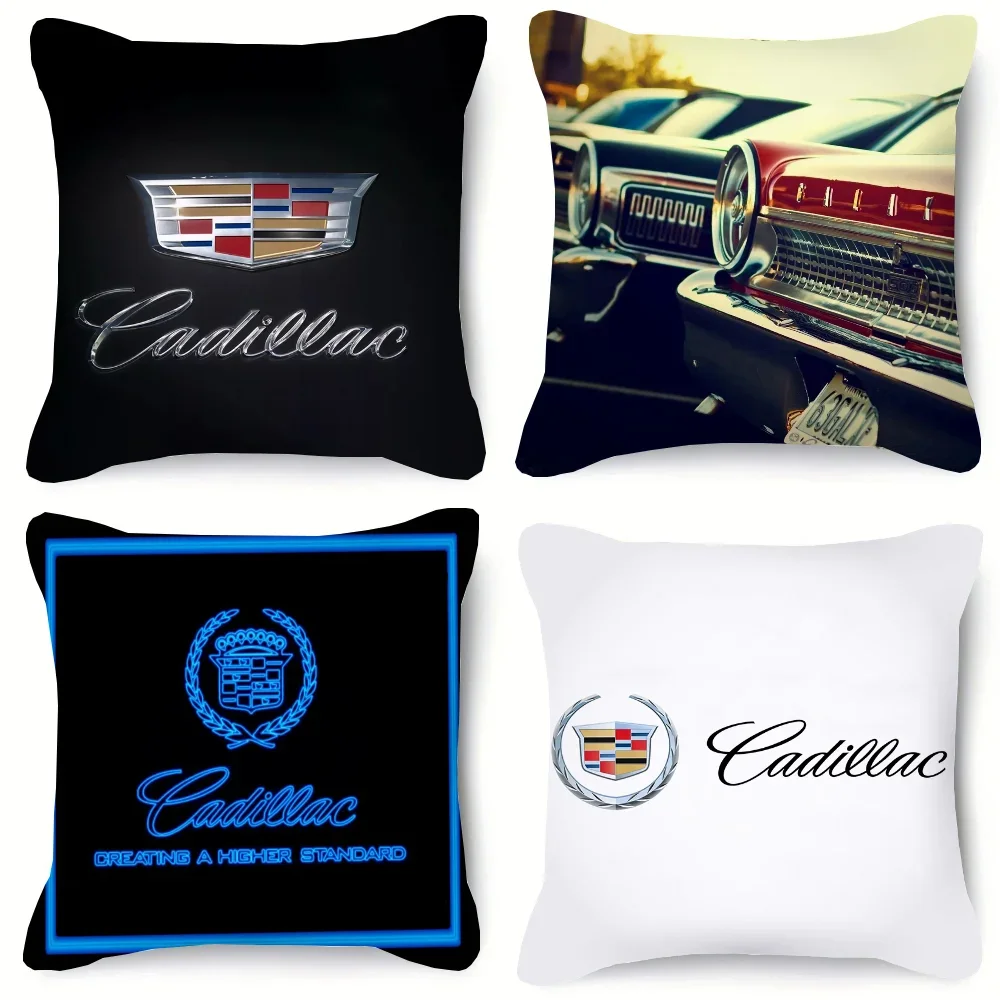 Decorative Pillowcase 40x40 Cadillac Logo Anime Pillow Home Decor Sleeping Pillows for Bedroom Cushion Cover 45*45 Kawaii Sofa