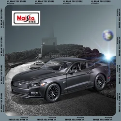 Maisto 2015 Ford Mustang Gt Model Car Alloy Die cast Luxury Sports Vehicle Model 1:18 Scale Collection DeskOrnament Kid Toy Gift