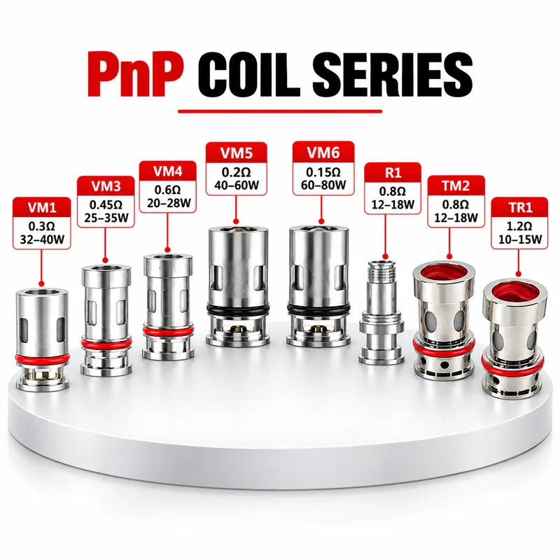 5PCS VM Coil VM1 VM3 VM4 VM5 VM6 R1 TM2 TR1 0.15-1.2 Ohm Mesh Replacement for Drag S X Vinci Argus Pro Pod Tank