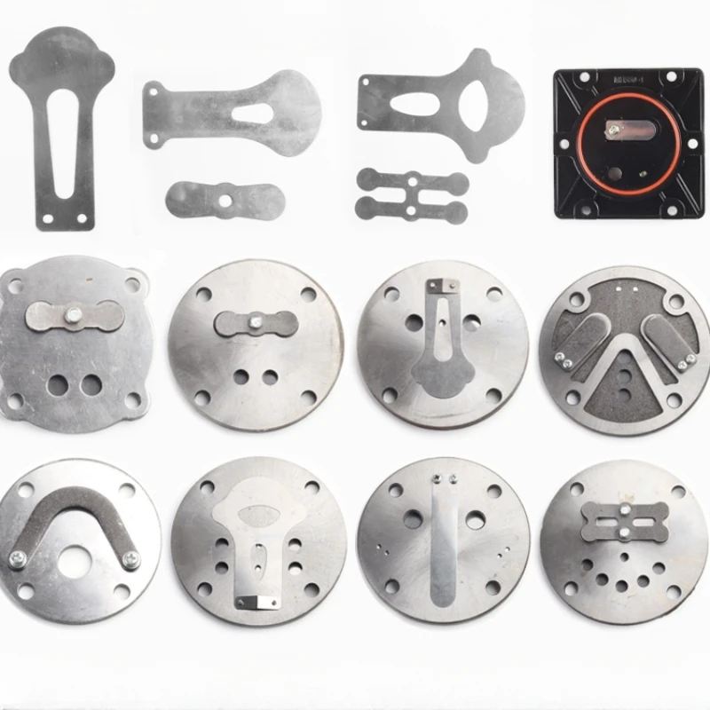 Stille Olievrije Luchtcompressor Accessoires Compleet Inzamelband Type Klepplaat Cilinderkop Klepplaat Ijzeren Plaat