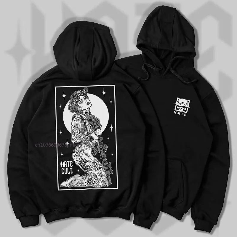 High-quality Thickened Pullover Hoodie Men and Women Ins Tide Personalized Pattern Printing Sweatshirt New Loose Couple Hoodie