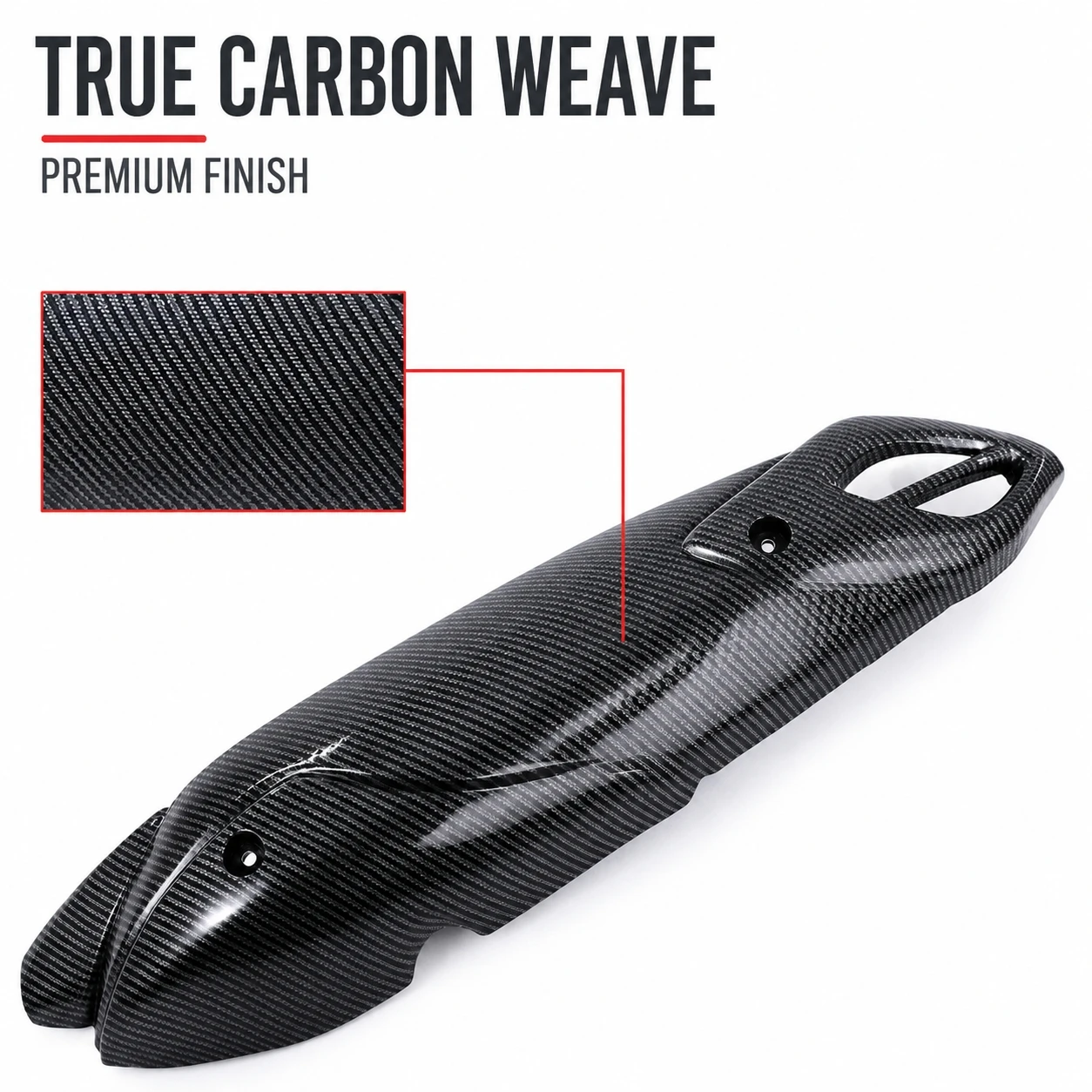 Anti‑Impact Exhaust Heat Shield Cover Prevent Gravel Damage Styling Shell For Yamaha NMAX155 V3 Scooter Aftermarket Accessories