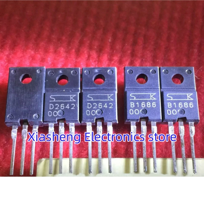 New Original 5Pairs 2SD2642 D2642 + 2SB1686 B1686 TO-220F Audio Amplifier Transistor In Stock