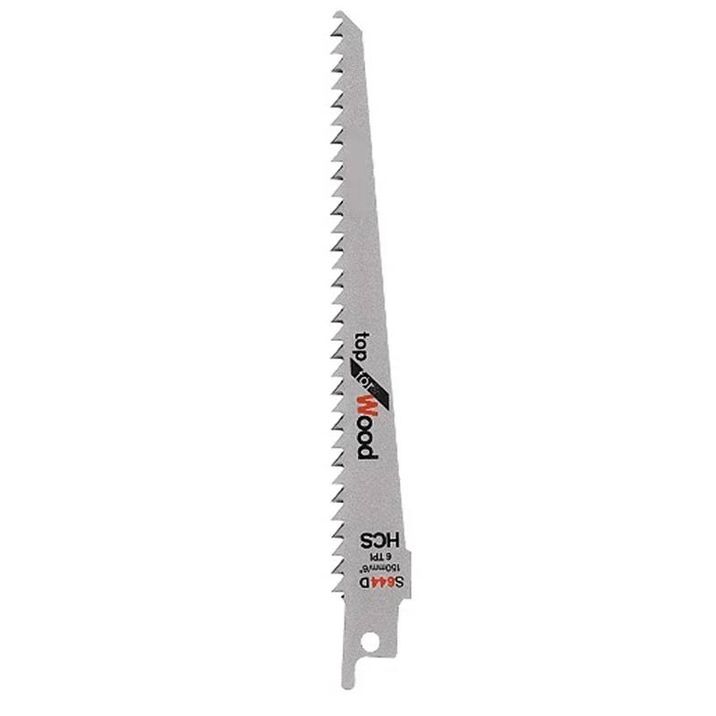 Hojas de sierra de sable alternante Hcs para poda de madera y plástico, hoja afilada 6TPI, PFZ480E, PFZ550E, PFZ600E, sierra de jardín, 150mm, 6"