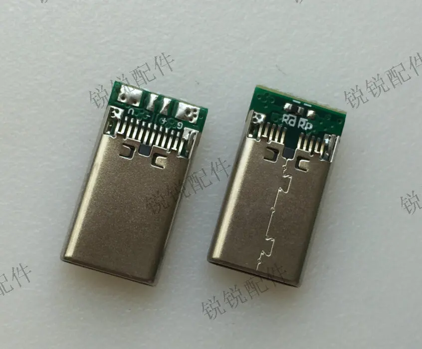 For the new USB2.0 3.1 Male Type C Data connector Insert the Type-C male connector in reverse