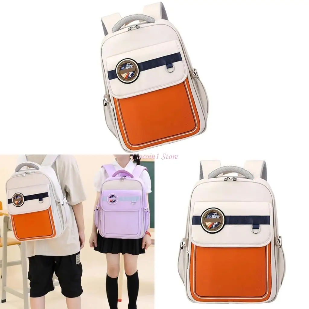 

Y1UB British Styles Backpack Youthful Backpack Student School Backpack for Kids Girl