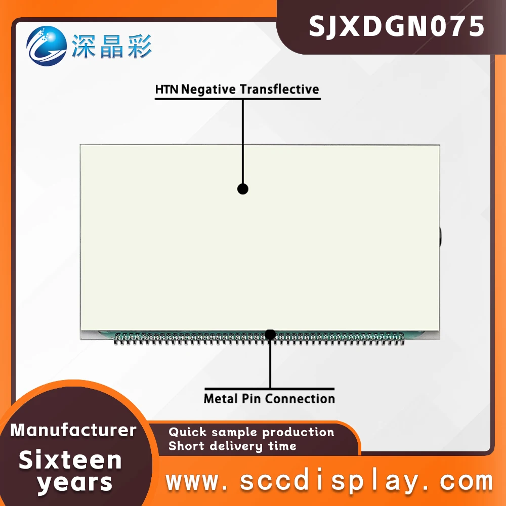 Digitaler LCD-Bildschirm HTN Segmentcode - alternate angle