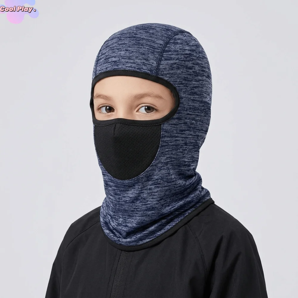 

Adjustable Children Balaclava Hat Ice Silk Elastic Sun Protection Mask Neck Cover Neck Protection Sunscreen Full Face Cover