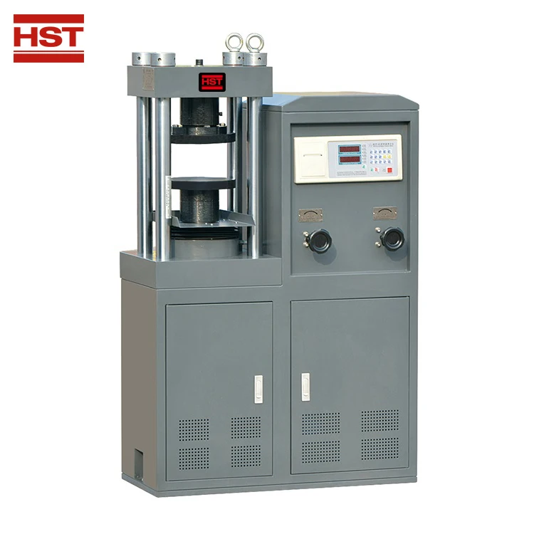 YES Digital Display Eletronic Concrete Brick Compression Testing Machine / digital compressive strength testing machine