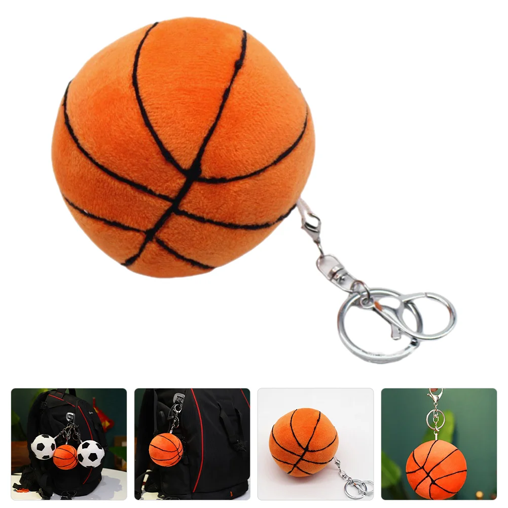 Basketball Keychain Wallet Soccer for Girl Drainage Football Keyring Bag Keychains Boys Sports Child