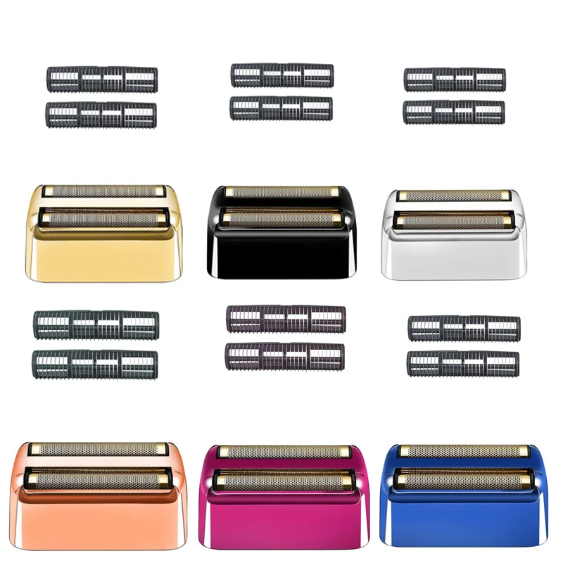 

Профессиональная парикмахерская бритва, двойная 2 упаковки, сменная крышка головки из фольги, наборы лезвий для беспроводной бритвы Babyliss FXFS2