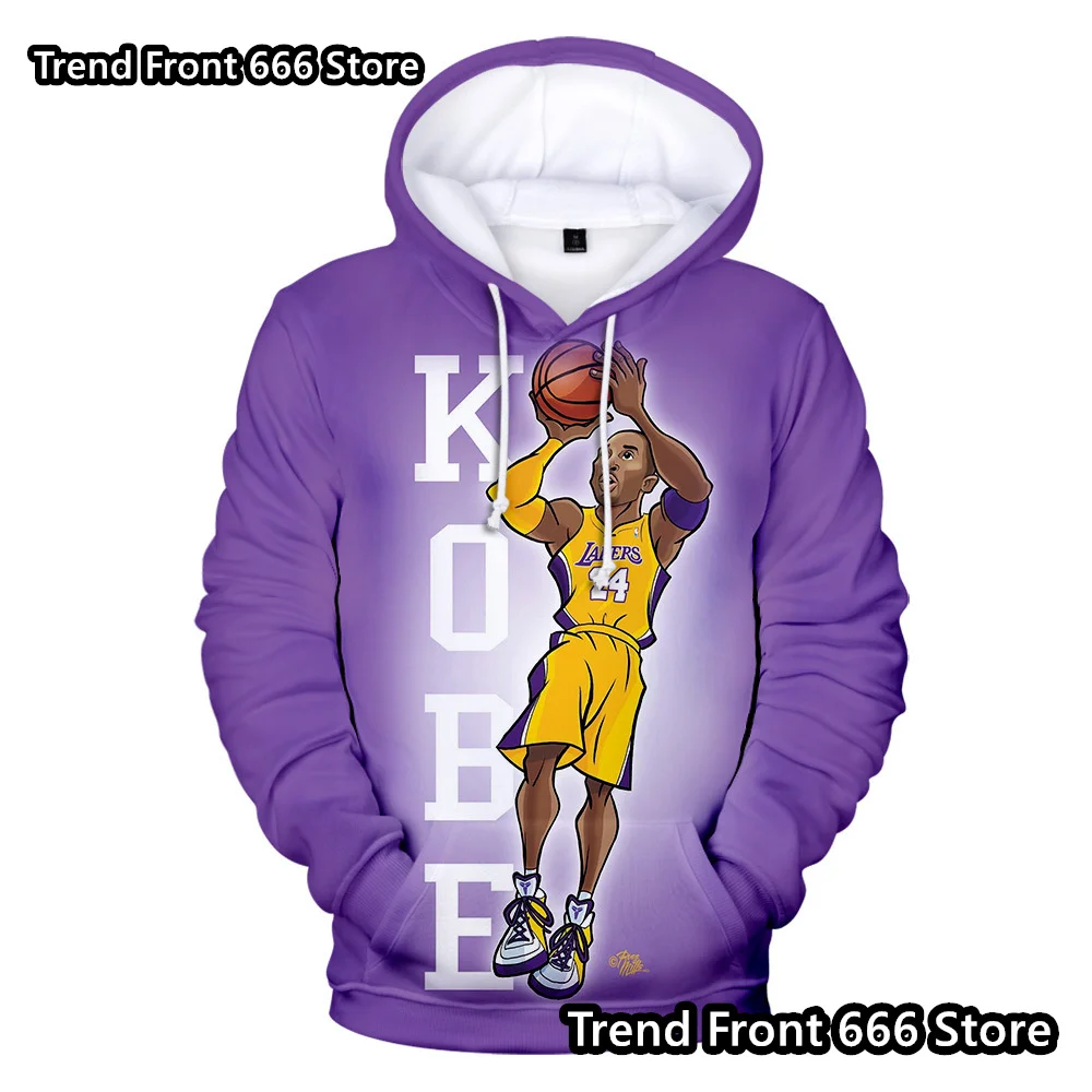 

New Arrival Hoodies Basketball Star Kobe 3d Prited Sweatshirts Men Kid Boys Girls Clothes Children Tops Children's Coat