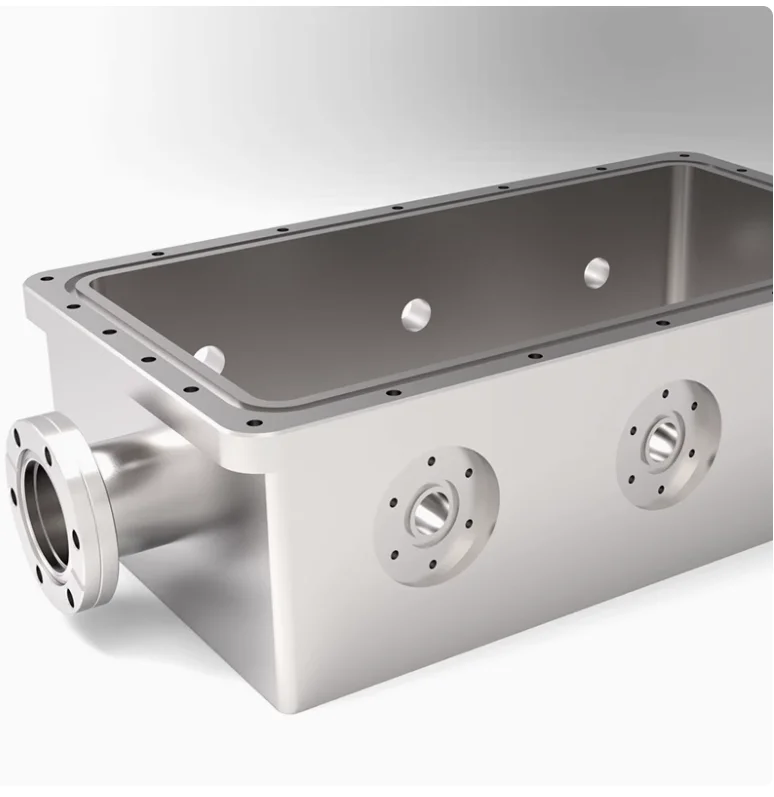 Customized KF/CF/NW/ISO pipes/adapter flanges/variable diameter joints for non-standard vacuum chamber processing