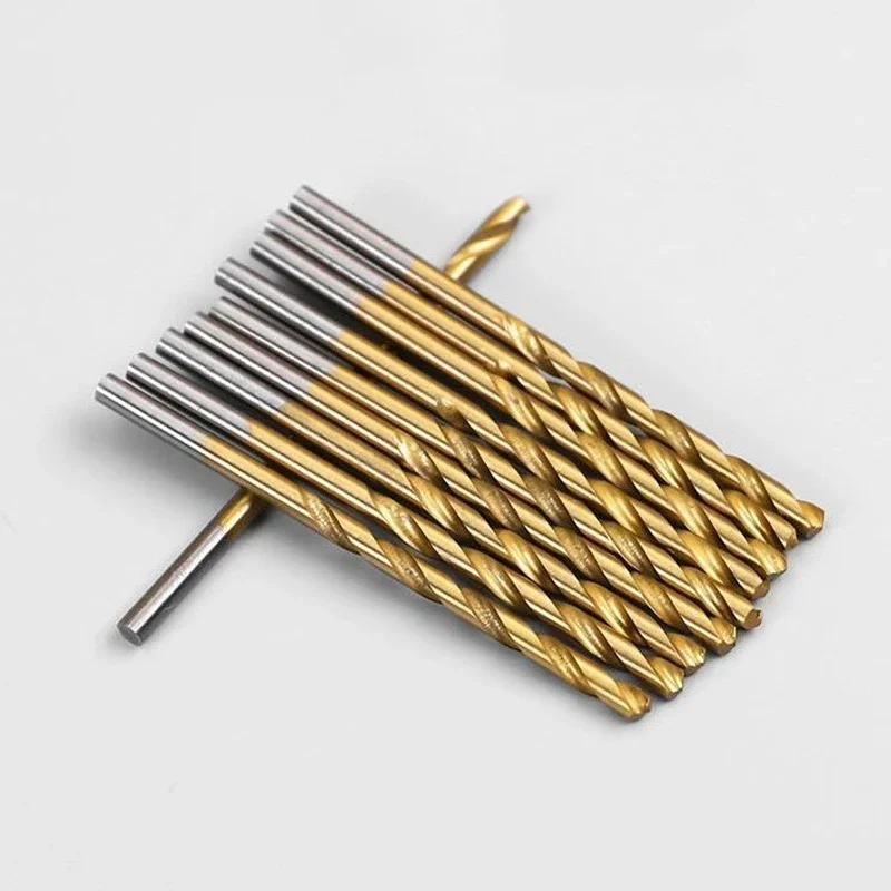 

50PCS Straight Shank Twist Drill Set High-Quality Woodwork Drill Bits Assorted Sizes 1mm-3mm Electric Drill Boring Tools