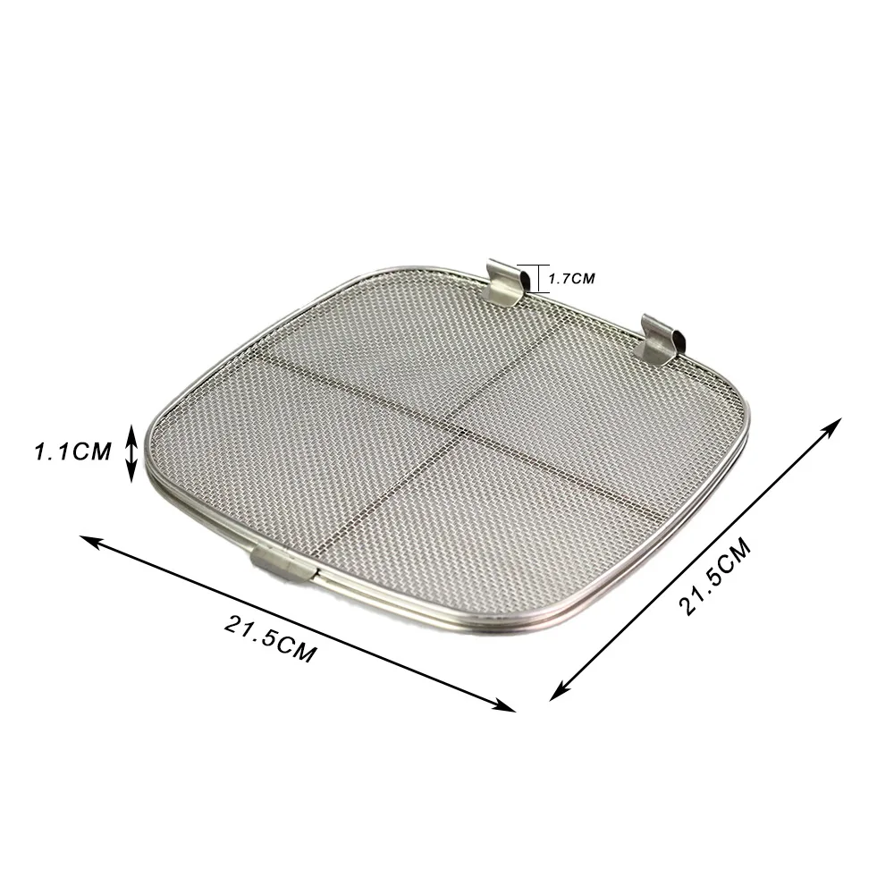 Stainless Steel Splatter Shield For AG301 Reusable 5-in-1 Indoor Grill Accessories Stainless Steel Splatter Screen For Ninja