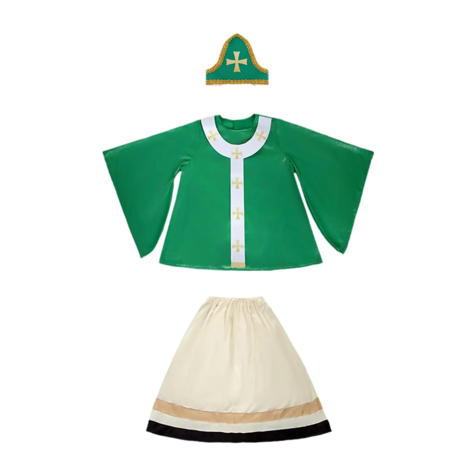 Robe de festival de costumes pour enfants de la Saint-Patrick pour le Saint-Patrick Halloween