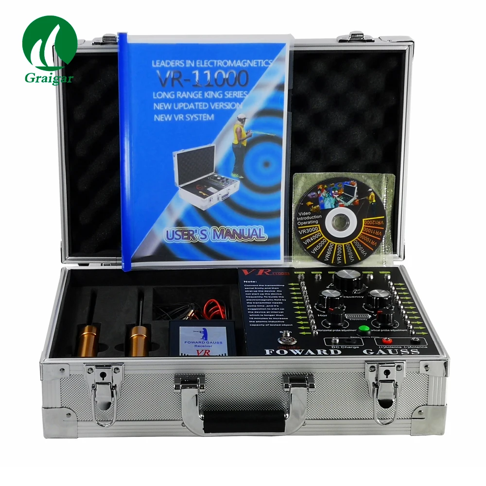 

Brand New Version Long Range Metal Detector VR11000 Detecting Depth: 5-230m High Sensitivity Authenticity of Testing Gem