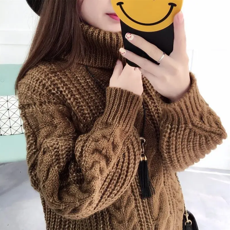 

Women Autumn Winter Basic Pullover Warm Casual Jumpers Bright Silk Decoration Fashion Spring Knitwear Bottoming Shirt 2023 T313