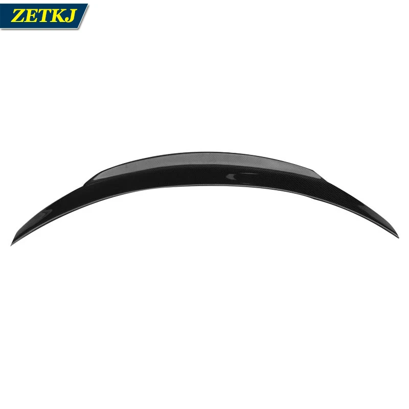 W205 Modify to PSM Style Carbon Fiber Rear Trunk Spoiler Wing For BENZ C Series W205 C200L C260L C180L Coupe Sedan 2015-2019