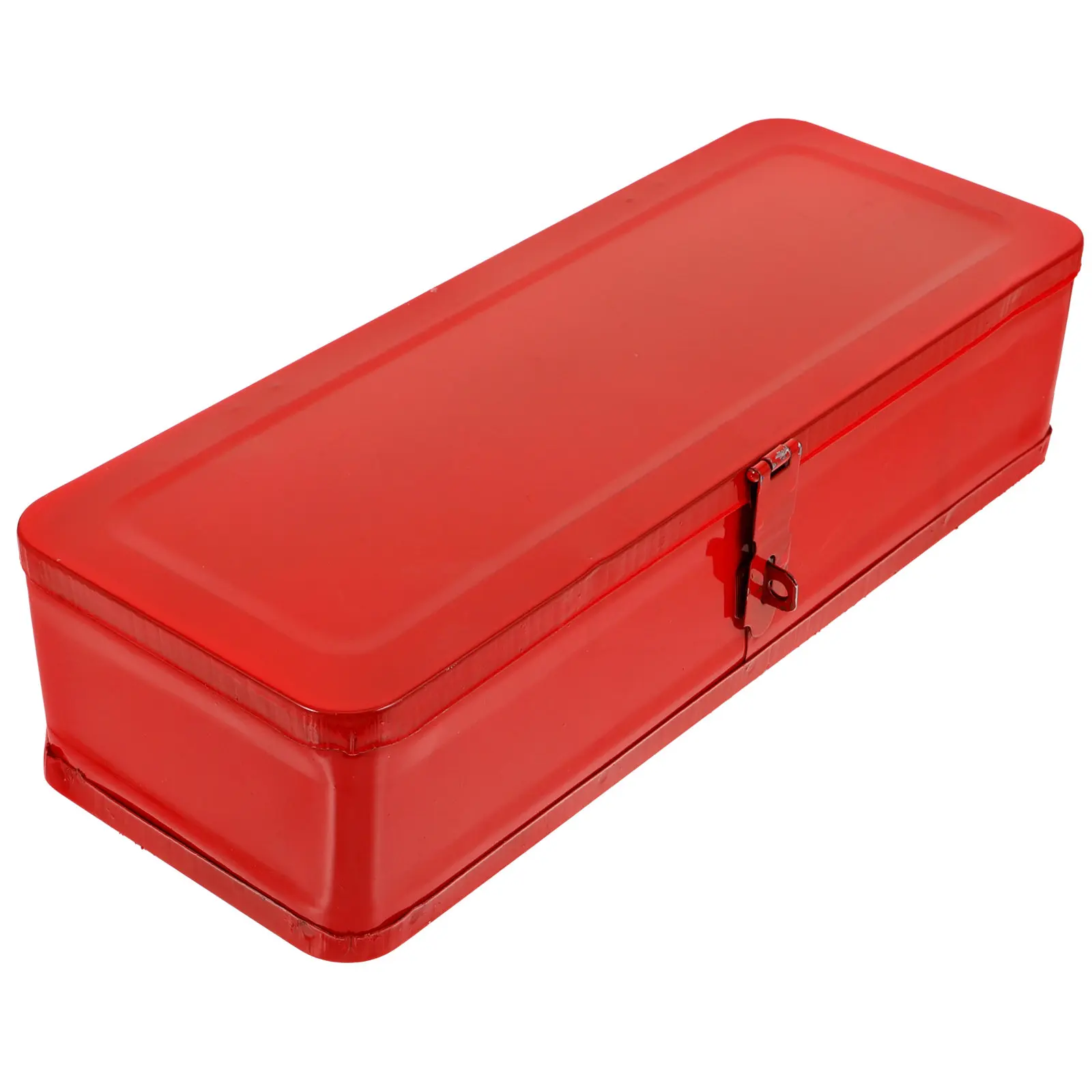 

Stylish Thickened Iron Tool Box Large Capacity Portable Metal Tool Storage Box for Car Tools Organization Workshop Use