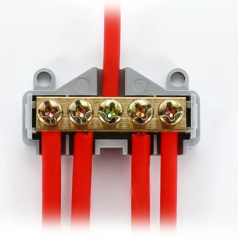 Wire Connector High Power Splitter Quick Electrical Cable Terminal Blocks Junction Box Connectors Large Current Conductor Brass