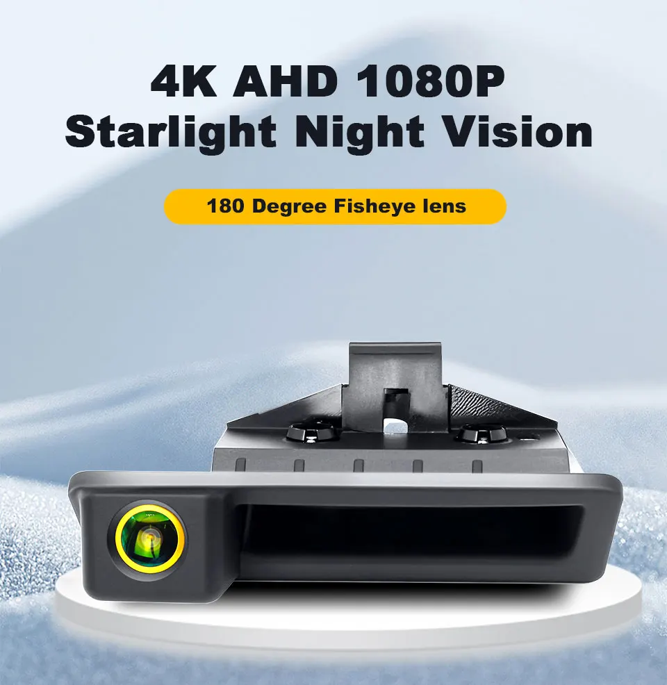 Rückfahrkamera für BMW X1 X3 E39 E53 E82 E88 E84 E90 E91 E92 E93 E60 E61 E70 E71 E72 AHD 2K Fisheye-Objektiv-Kamera – Detail 2