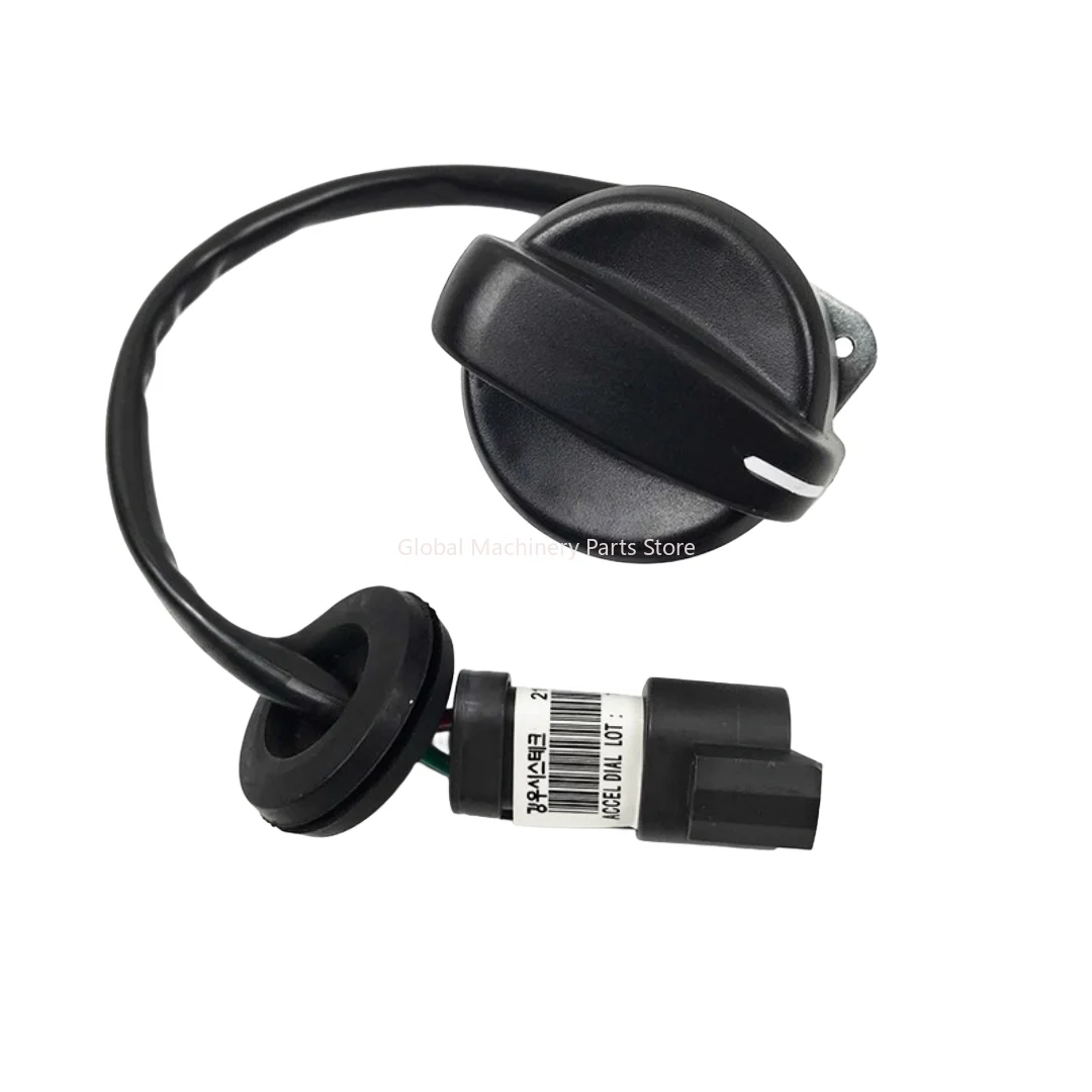 

Applicable to Modern excavators: 80/130/150/215/225/305-7 throttle knob throttle controller switch