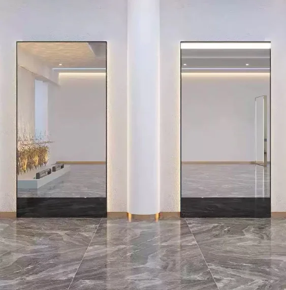 

Modern Large LED Mirrors for Use in Hair Salons and Barbershops