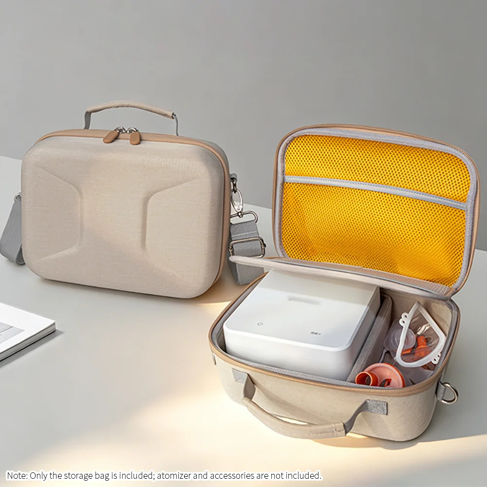 for Yuwell 405C 405E Compact Nebulizer Hard EVA Storage Case 405C 405E Small Nebulizer Protect Box Portable Travel Carrying Bag
