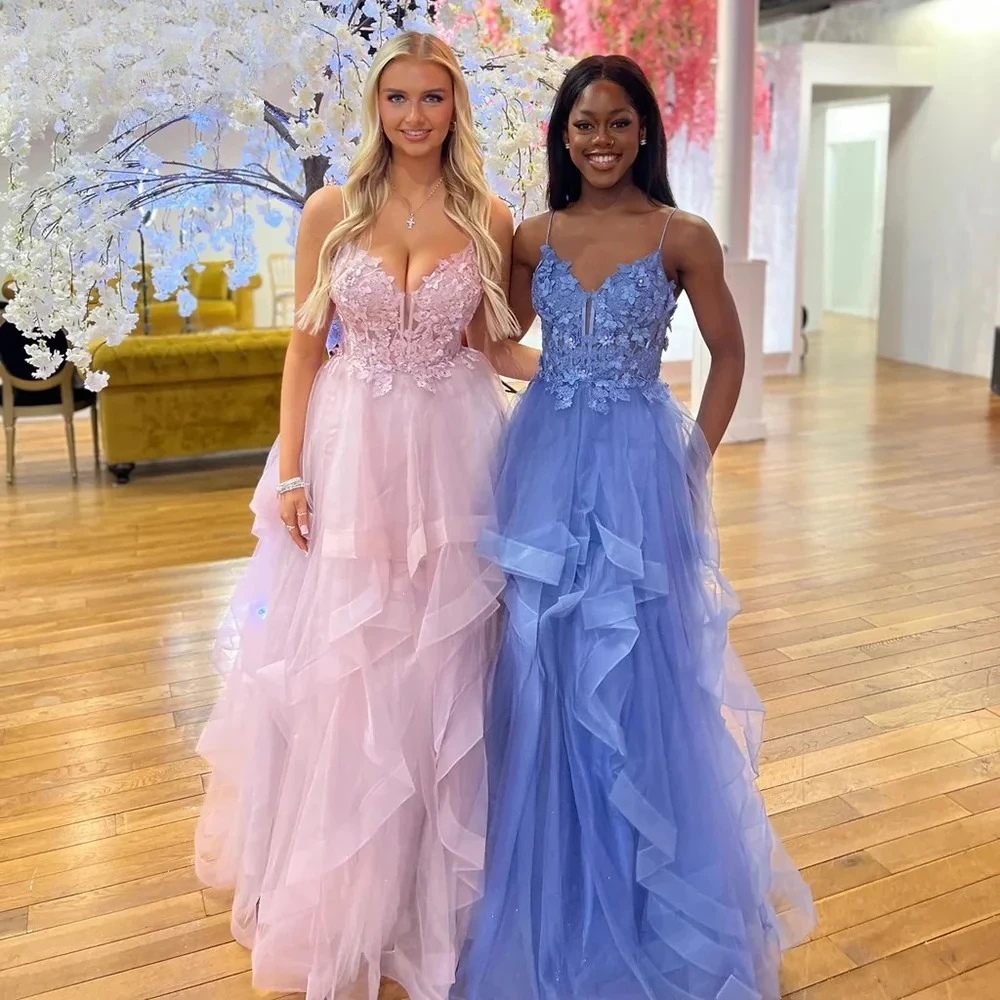 

Lace Prom Dress A Line Party Dress Sweetheart Evening Gowns Applique Elegant Celebrity Dress for Women Vestidos Customized