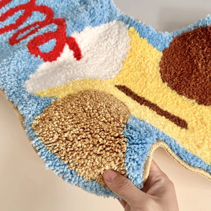 สีสัน Tufting สุนัขพรมยาวห้องน - Kids Outdoor Area บทวิจารณ์และราคา