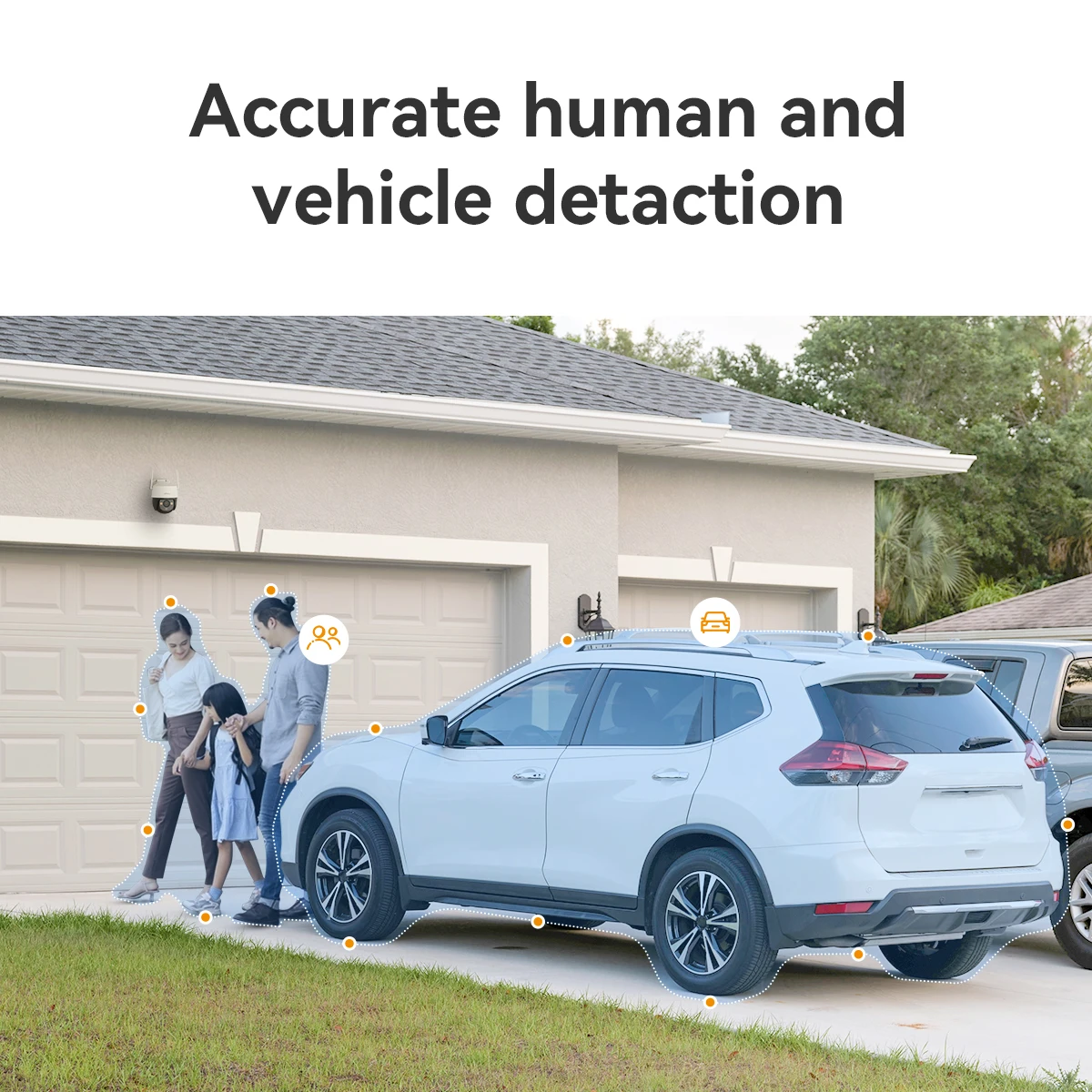Imou Kugel 3 5mp Outdoor-Vollfarb kamera WiFi 6 IP CCTV Smart Home Mensch & Fahrzeug Erkennung Nachtsicht 30m Zwei-Wege-Gespräch