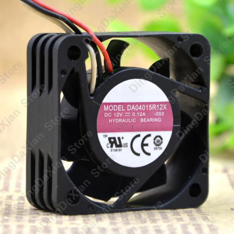 l 1PCS For AVC DA04015R12X | 12V 0.12A Small Mute Chassis Fan 40×40×15mm 4CM 3-Pin