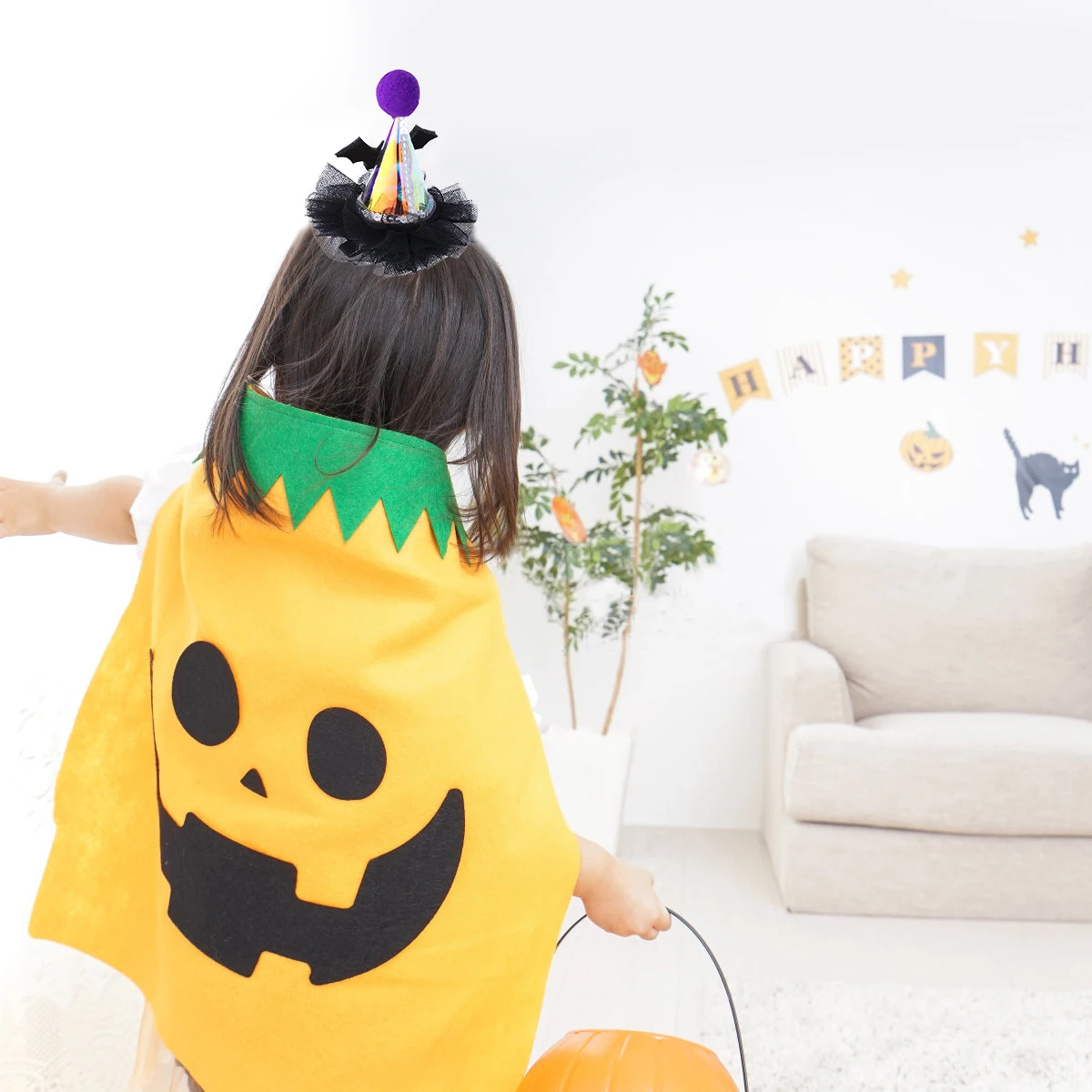 

1pc Luminous Halloween Hairpin Bat Light Hair Clips Glow Hair Accessories Party Festival Decorations Small Portable Hairpins