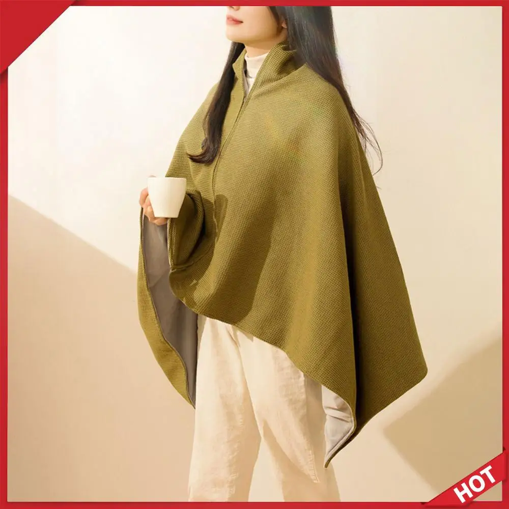 

Wearable USB Electric Heated Blanket 3 Heating Levels Heating Electric Blanket Shawl Heated Shawl for Home Office