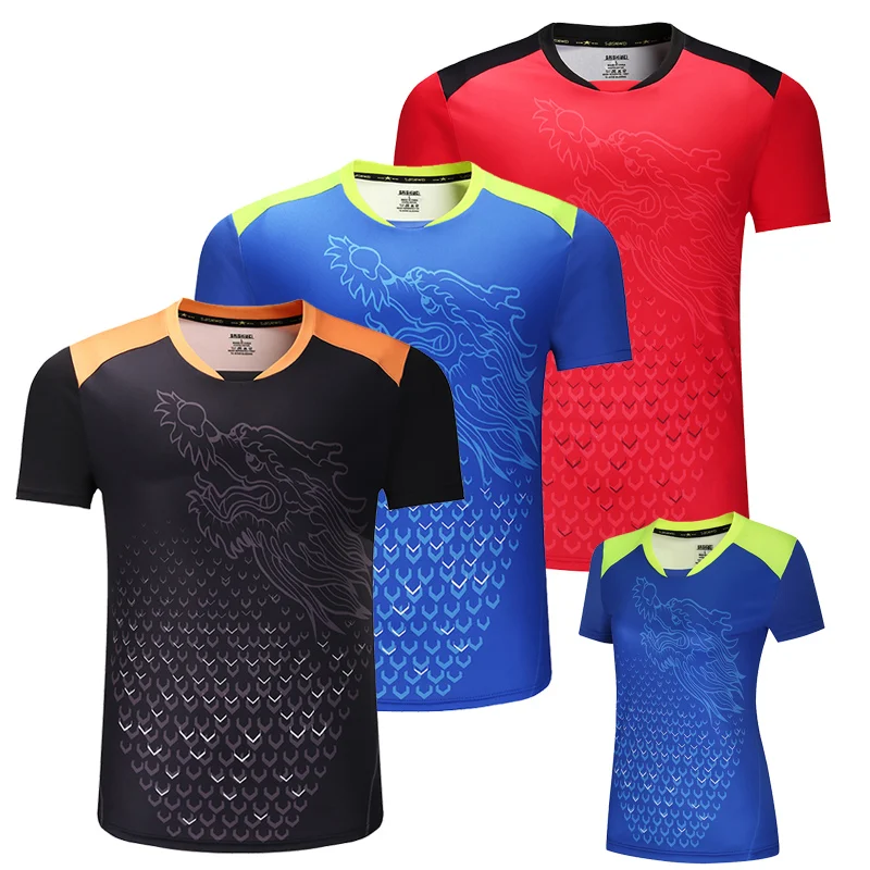 

New CHINA Dragon table tennis shirts Men , ping pong shirts , Chinese table tennis jerseys, table tennis clothes sport Shirts