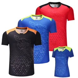 New CHINA Dragon table tennis shirts Men , ping pong shirts , Chinese table tennis jerseys, table tennis clothes sport Shirts