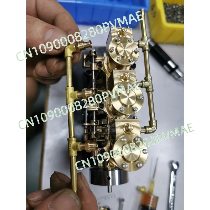 

Паровая машина модели LS3-13S, двухцилиндровый/трехцилиндровый, с высоким крутящим моментом, для пароходов