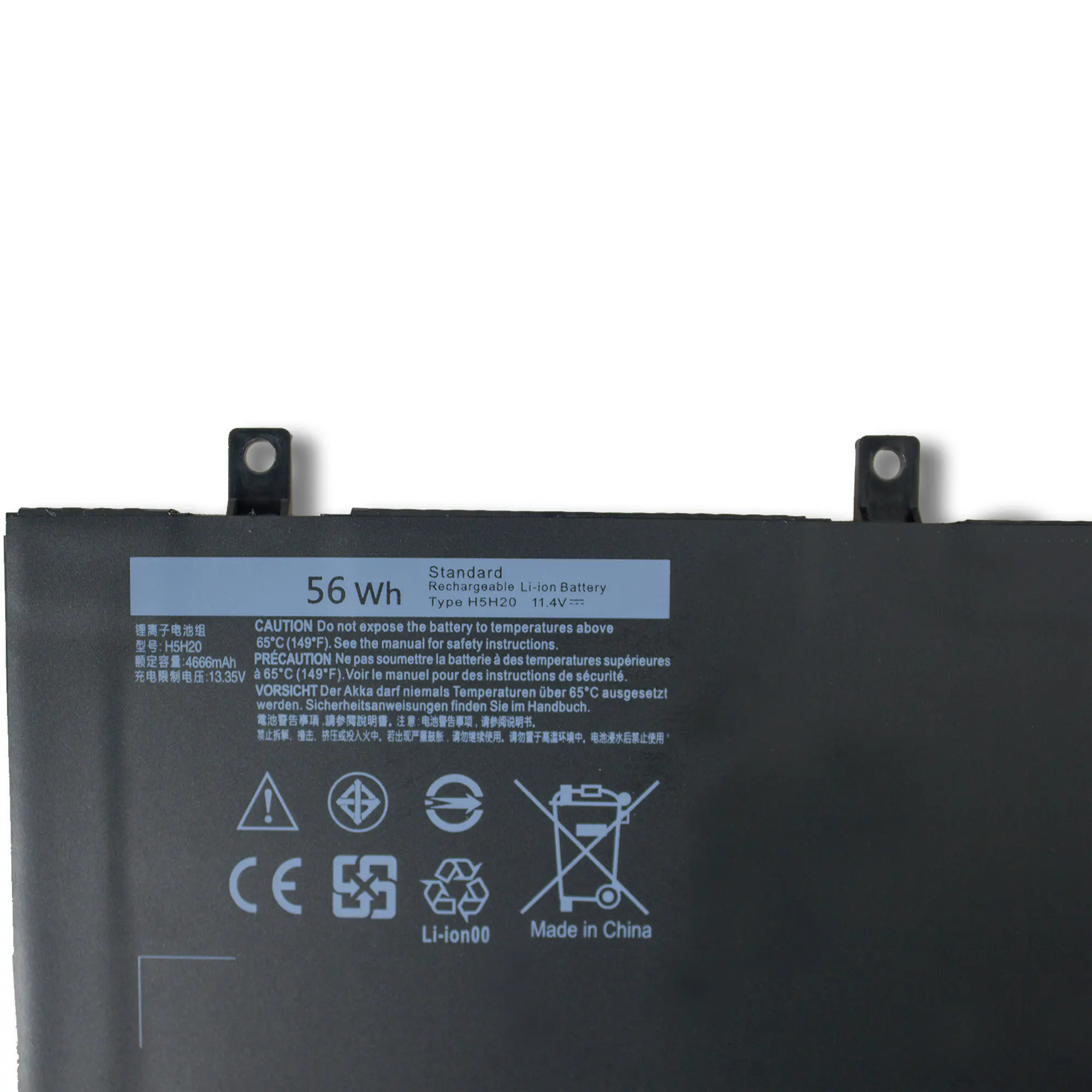 

H5H20 Laptop Battery For 15 9560 9570 15-9560-D1845 M5520 5530 62MJV M7R96 05041C 5D91C 11.4V 56Wh