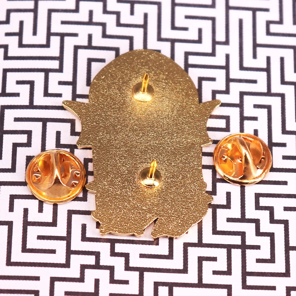 هالوين لطيف شبح الخفافيش الحيوان زهرة بروش المينا شارة بدبوس للملابس قبعة حقائب الظهر جاكيتات قميص الديكور #2