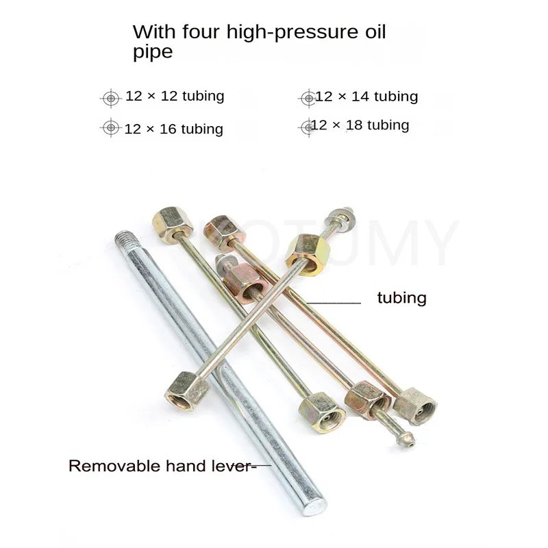 60Mpa Diesel Fuel Injector Checker Nozzle Testing Tool Pressure Tester Manual Injector Nozzle Tester