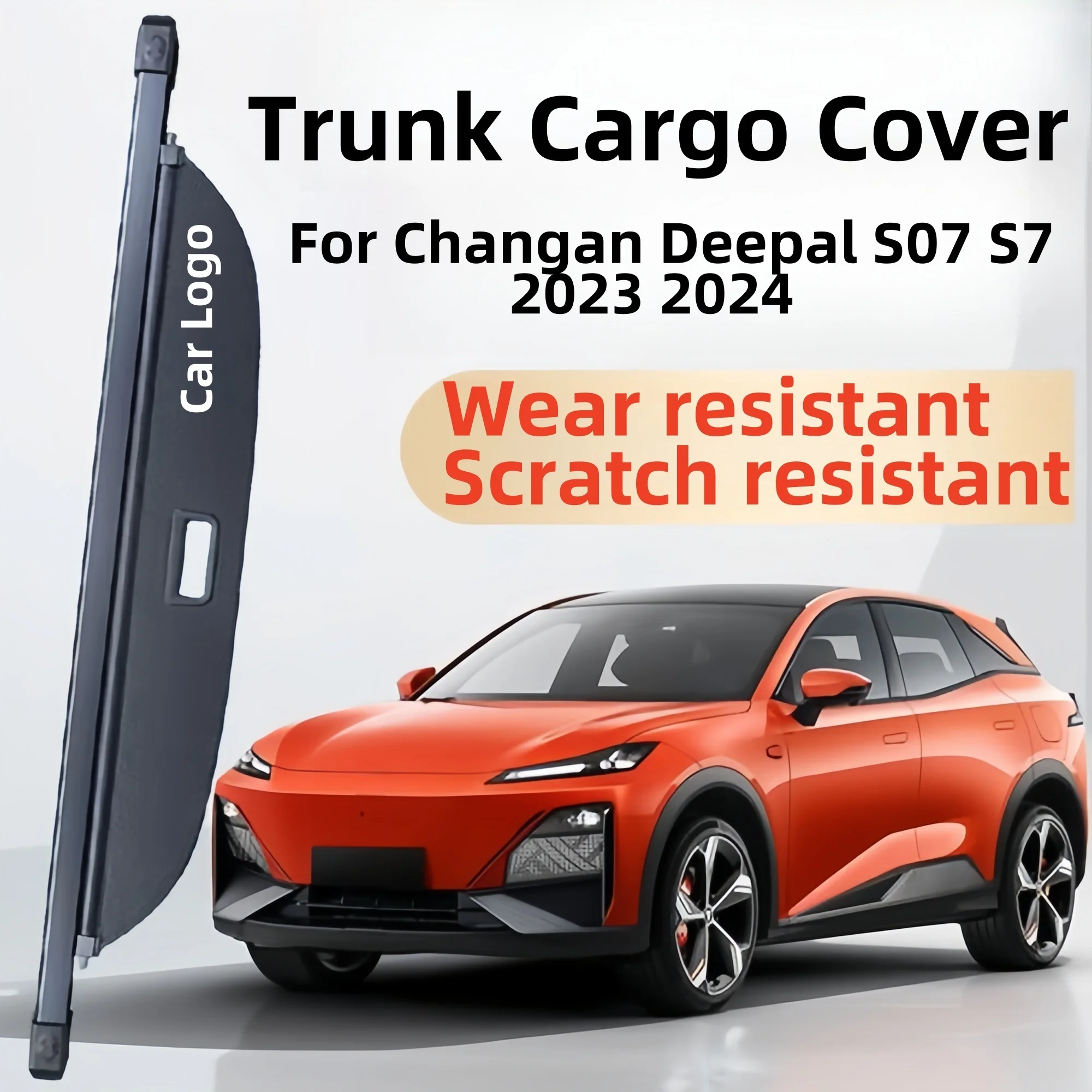 

Car Trunk Bracket For Changan Deepal S07 S7 2023 2024 2025 Rear Trunk Cargo Cover Retractable Curtain Auto Interior Accessories