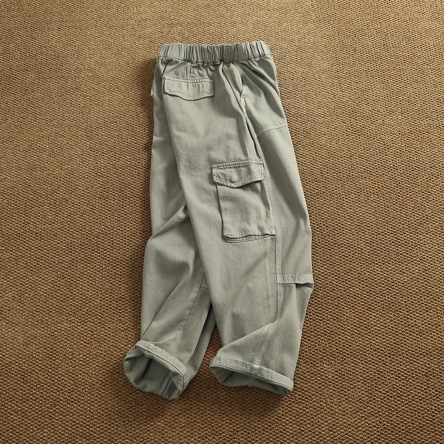 

Retro Waed Men's Casual Pants Heavyweight Autumn Winter 3D Tailored Loose Fit Workwear Trousers Mountain Series Trendy Brand