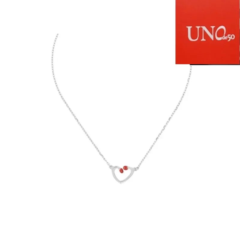 

2025 new Selling Exquisite High Quality UNO DE 50 Fashion Classic 925 Necklace Jewelry Romantic Holiday Gift